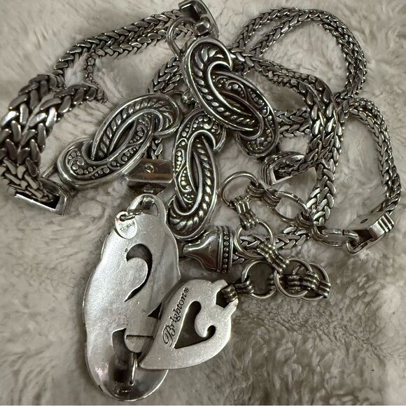 BRIGHTON FILIGREE HEART DESIGNER BELT – SILVER STATEMENT PIECE - Picture 9 of 17